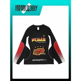 PUMA: Чёрная футболка 