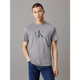 Calvin Klein Jeans: Серая футболка 