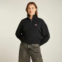 Tommy Jeans: Чёрная толстовка 