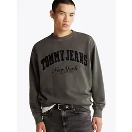 Tommy Jeans: Чёрный свитшот 