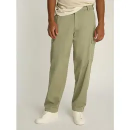 Calvin Klein Jeans: Зелёные брюки 