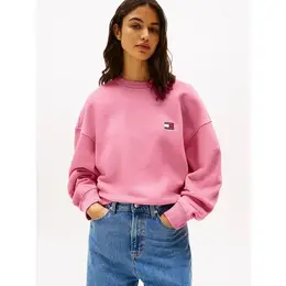 Tommy Jeans: Розовый свитшот 
