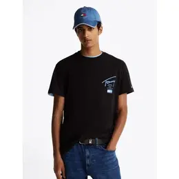 Tommy Jeans: Чёрная футболка 
