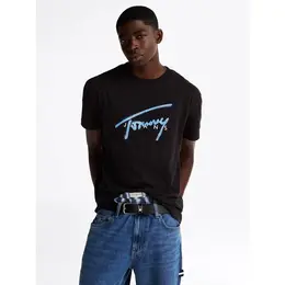 Tommy Jeans: Чёрная футболка 