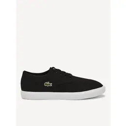 LACOSTE: Чёрные кеды 