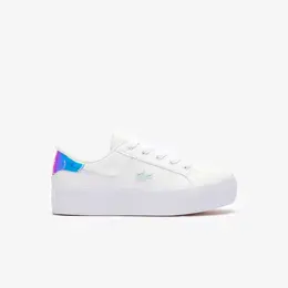 LACOSTE: Белые кеды 