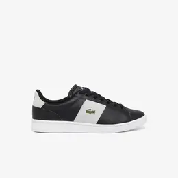 LACOSTE: Чёрные кеды 