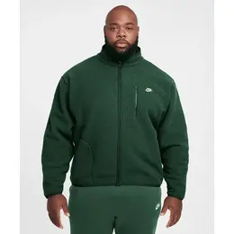 NIKE: Зелёная куртка  Sportswear Club
