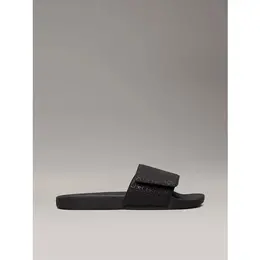 CALVIN KLEIN: Чёрные шлёпанцы 