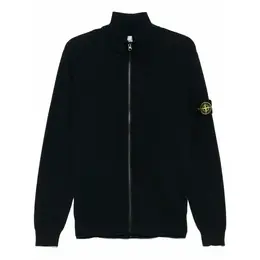 Stone Island: Синий кардиган  Compass