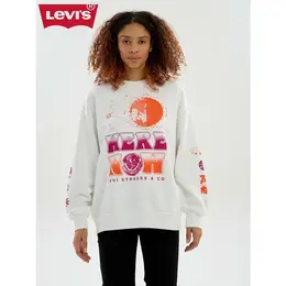 Levi's: Белый свитшот 