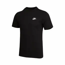 NIKE: Чёрная футболка  Club