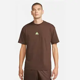 NIKE: Футболка цвета хаки 