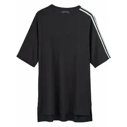adidas: Чёрная футболка 