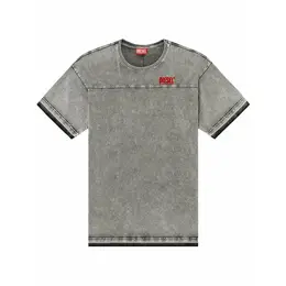 DIESEL: Серая футболка 