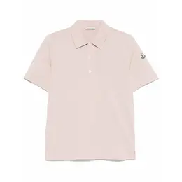 Moncler: Розовое поло 