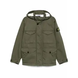 Stone Island: Зелёная куртка 