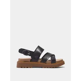 Timberland: Чёрные сандалии 