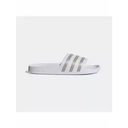 adidas: Белые шлёпанцы  Adilette
