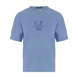 C.P. COMPANY: Синяя футболка 