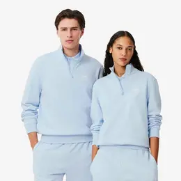LACOSTE: Голубая толстовка 