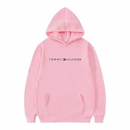 Tommy Jeans: Розовая толстовка 