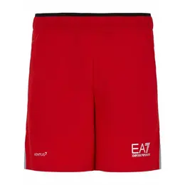 EA7 EMPORIO ARMANI: Красные шорты 