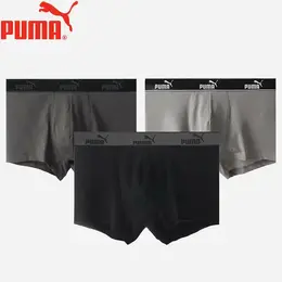 PUMA: Чёрные трусы 