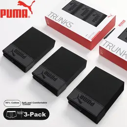 PUMA: Чёрные трусы 