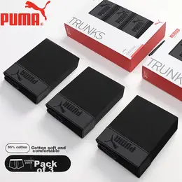 PUMA: Чёрные трусы 