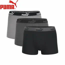 PUMA: Чёрные трусы 