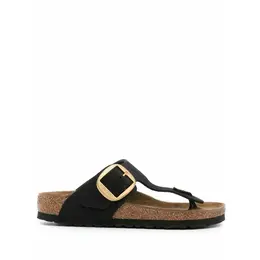 Birkenstock: Чёрные шлёпанцы  Gizeh