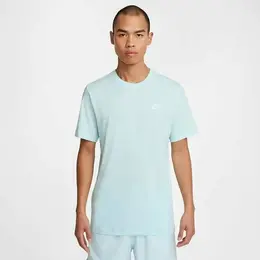 NIKE: Голубая футболка  Sportswear