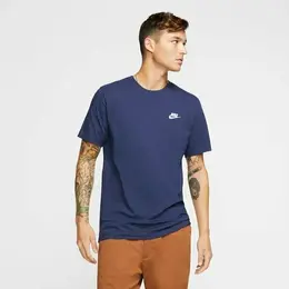 NIKE: Тёмная футболка  Sportswear
