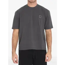 Stone Island: Серая футболка  Compass