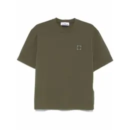 Stone Island: Зелёная футболка 