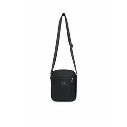 Armani Exchange: Чёрная сумка 