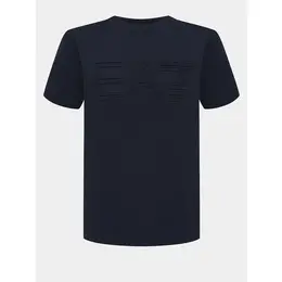 EA7 EMPORIO ARMANI: Тёмная футболка 