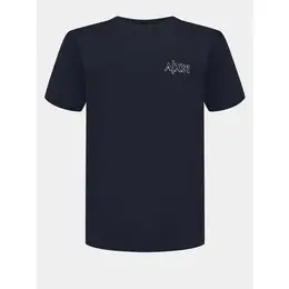 Armani Exchange: Тёмная футболка 