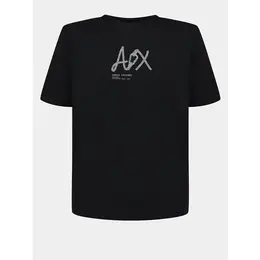 Armani Exchange: Чёрная футболка 