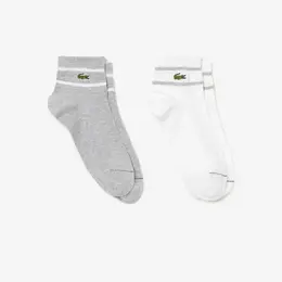 LACOSTE: Серые носки 