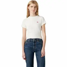 Levi's: Белая футболка 