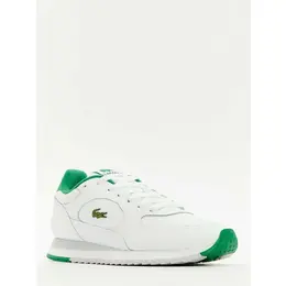 LACOSTE: Белые кроссовки 