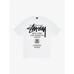 Stussy: Белая футболка 