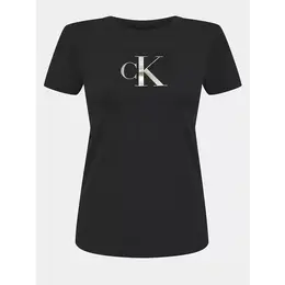 Calvin Klein Jeans: Чёрная футболка 