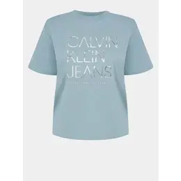 Calvin Klein Jeans: Серая футболка 