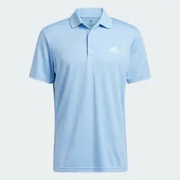 adidas: Голубое поло 