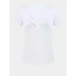 Armani Exchange: Белая футболка 