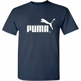 PUMA: Тёмная футболка 