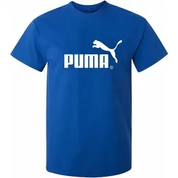 PUMA: Синяя футболка 